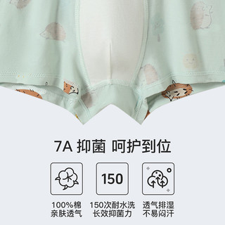 芬腾可安男童内裤四角裤卡通底裤纯棉短裤透气中大童儿童不夹屁屁