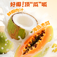 轻上 LIGHT UP0糖生椰木瓜味椰子汁饮料0添加蔗糖椰奶椰汁早餐饮品整箱 0糖生椰木瓜味220ml*30瓶