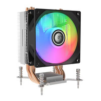 天极风S41螺杆式CPU散热器 4热管6热管PWM温控intel 1700 115X CPU风扇 S41【 4热管螺杆炫彩版 高度153MM】