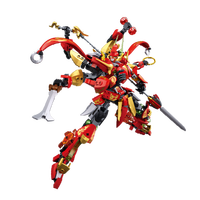 小鲁班 封神榜 封神众神系列 降魔太子 哪吒 机甲拼装模型（592颗粒）