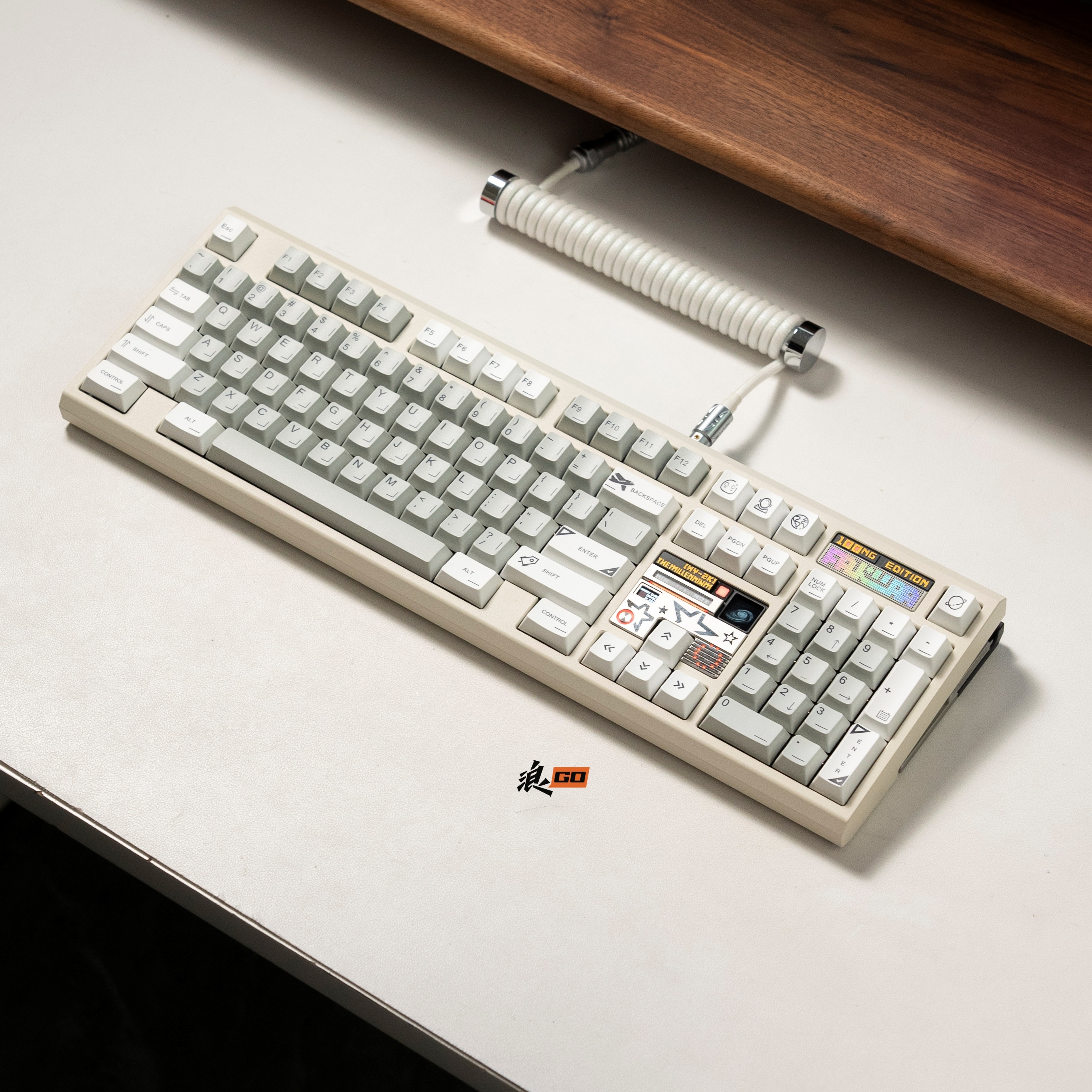 套餐八 100ng 海蓝色 x GMK a 嗷嗷叫成品键盘