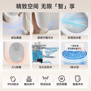  RIIFO/日丰卫浴 无水压限制 智能马桶一体机