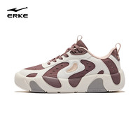 南瓜鞋鸿星尔克板鞋女鞋休闲鞋百搭鞋子厚底运动鞋男 102藕紫灰/微晶白【女】 41