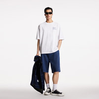 杰克·琼斯（JACK&JONES）夏季男士短袖T恤合集 本白色225201065A06 宽松版，卡码拍小 XL