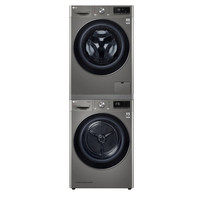 LG 洗烘套装11kg洗衣机FY11MW4热泵10kg干衣机RH10V9PV2W线下同款