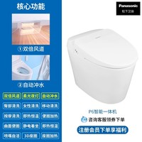 松下 Panasonic 智能马桶P6自动冲水双风速干遥控除菌即热智能一体机