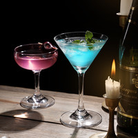 高脚创意鸡尾酒杯子组合套装高颜值酒吧水晶威士忌酒杯ins风