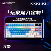 玩家国度 ROG 夜魔Extreme客制化 绫波丽主题方案+绫波丽键盘套装 夜魔Extreme改装 可带图定制 夜魔Extrem绫波丽键帽
