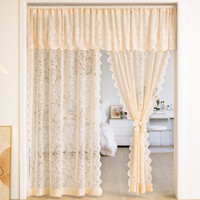 卡洛特 KLUOT nklss 法式奶茶色蕾丝纱窗帘 0.7米宽×1.5米