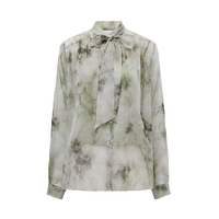 S.DEER圣迪奥女装田园风系带印花两件长袖衬衫S243Z0519 /46