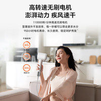荣耀亲选 喔夫高速吹风机 11万转无刷电机 月影白