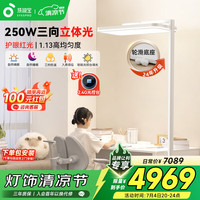 孩视宝 红光立式护眼大路灯学习家用台灯落地儿童阅读灯E7-250W-R