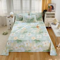 金柒 新疆棉纯棉床单 100%全棉 单双人学生宿舍被单 2024新款 四季通用