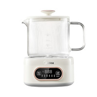 美的 Midea全玻璃养生壶恒温办公室小型多功能家用炖煮一体热水壶纯玻璃