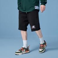 Champion 胶印草写组合 LOGO休闲短裤
