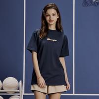 Champion 男士短袖T恤 胶印草写logo