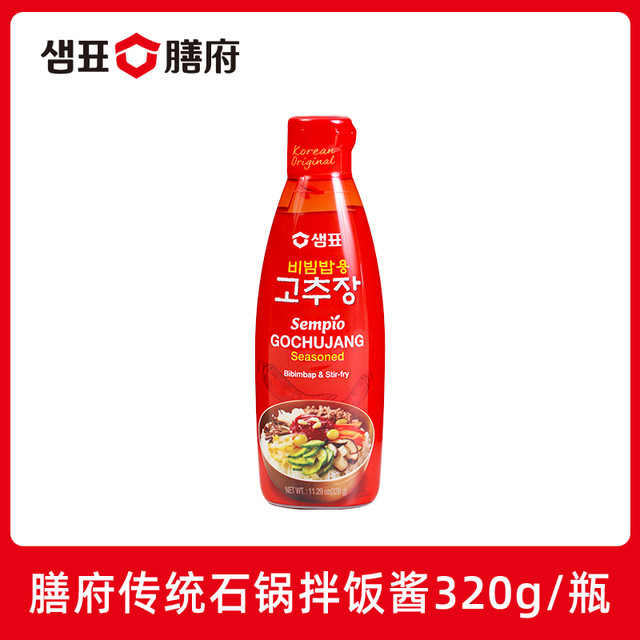 膳府 Sempio 传统石锅拌饭酱 320g 瓶装