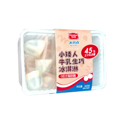 美登高 小矮人冰淇淋 牛乳生巧口味360g/盒