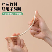 茶花 一次性竹筷子 独立包装 19.5cm 100双