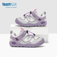 TEENMIX天美意女童夏季单网运动鞋2025年儿童薄款透气鞋子软底休闲鞋 风信紫 31