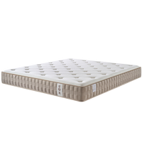 龙凤 家用天然乳胶独立弹簧席梦思1.8x2米定制黄麻护脊硬