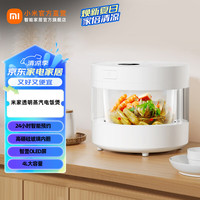 米家 MIJIA 透明蒸汽电饭煲  玻璃内胆 OLED屏 可视烹饪电饭煲 4L大容量 智能食谱 预约保温 NFC智能操控 米家透明蒸汽电饭煲