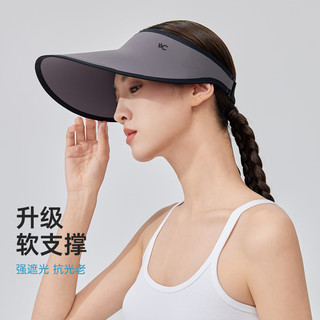 VVC成毅同款防晒帽女夏防紫外线遮阳帽无痕帽户外骑行男女同款太阳帽 星河灰