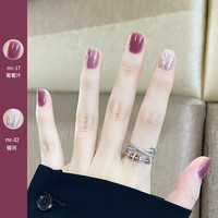 指甲油女2025年春夏免烤快干持久不可剥脚趾显白裸色蓝色亮片