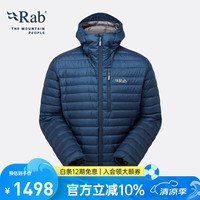 Rab 男子户外羽绒服 QDB-12 藏蓝色 S