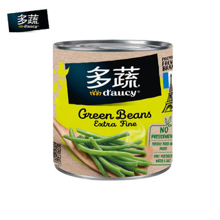 多蔬法国青刀豆罐头400g 无添加即食蔬菜沙拉西餐配菜 青刀豆罐头400g 即食蔬菜配菜