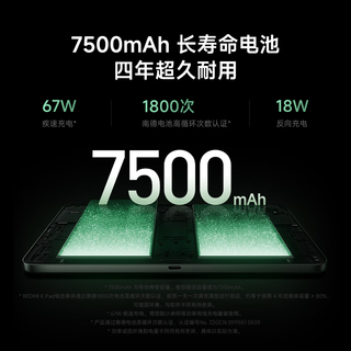 REDMI 红米 K Pad 8.8英寸 平板电脑（天玑9400+、8GB、256GB、WiFi版、云杉绿）