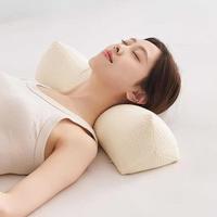 星寇夏凉草本全荞麦枕护颈椎助睡眠成人单人家用圆柱牵引枕芯荞麦枕 苦荞三角枕-咖 2只装