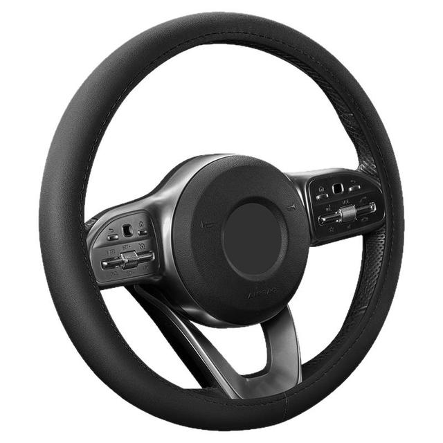 途虎 汽车方向盘套男女士时尚吸汗防滑把套通用四季款超薄款柔软皮套