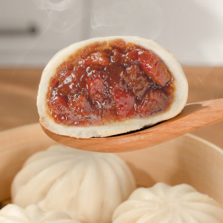 合口味 鲜汁肉包青菜包豆沙包小笼包馒头 方便食品