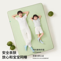 躺岛山野瓜自然机能凉席透气软床笠可折叠机洗夏冰丝席单双人家用 【山野瓜凉席】嫩芽绿+冬梨绿 150cm*200cm