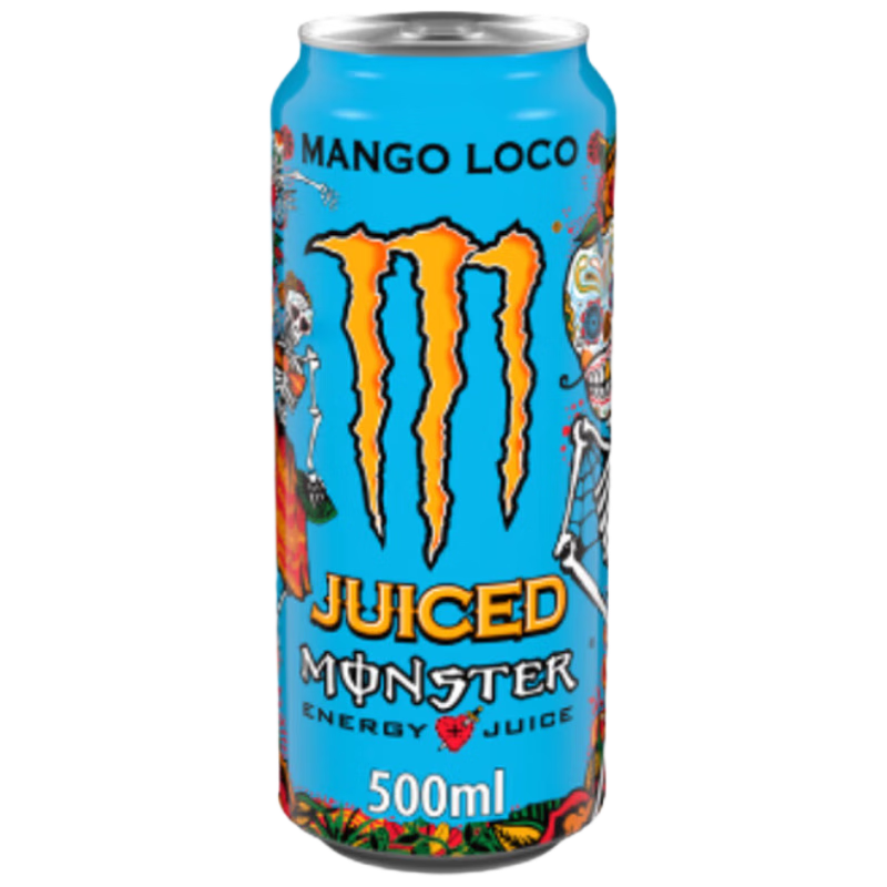 魔爪能量 Monster Energy（Monster）荷兰进口运动能量饮 Mango Loco芒果果汁口味 ml*12罐
