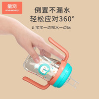 皇宠儿童水杯PPSU材质学饮杯宝宝学饮杯直饮喝水喝奶杯子婴儿奶瓶清 【微笑阀】蓝240ml PPSU