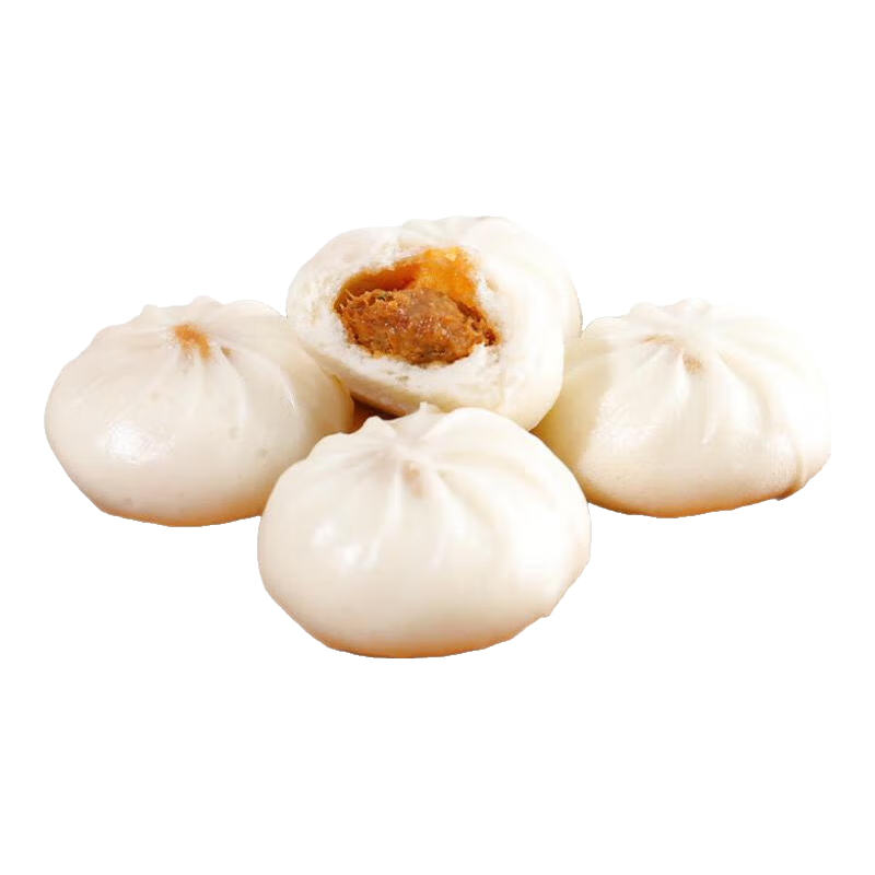 连福记 鲜肉蒸煎小笼包 酱肉包子 速冻方便食品