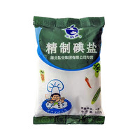 云鹤500g精制碘盐湖北井矿盐食盐食用盐家用细盐精盐调味整箱