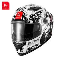 MT HELMETS雷神3PRO头盔全盔摩托车夏季骑行机车帽男女士四季通用新国标 暴走鼠(默认透明) 2XL