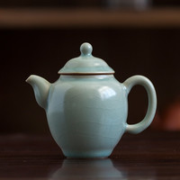 汝道 长生壶 汝瓷茶壶 125ml 汝官窑