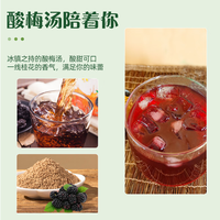 北京同仁堂 Tongrentang Chinese Medicine酸梅汤 酸梅粉 酸梅汤原料包 酸梅汤冲饮桂花酸梅晶清爽免煮饮料 500*1袋