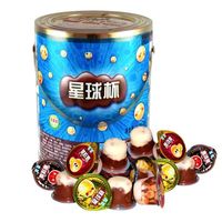 甜甜乐 星球杯 巧克力饼干桶装 纯可可脂 休闲零食