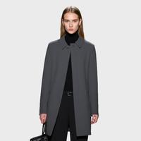 BURBERRY 女式纯棉随性摩登插肩袖中长款极简风衣外套