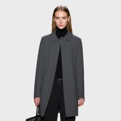 BURBERRY 女式纯棉随性摩登插肩袖中长款极简风衣外套