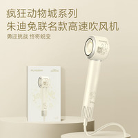 飞科 高速电吹风机新年低噪速干负离子护发家用宿舍用吹风筒FH6372朱迪兔联名