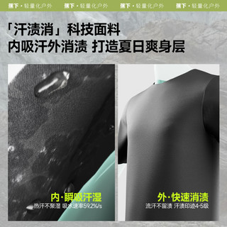 蕉下 男士POLO衫 速干无汗渍 浅炭灰 M