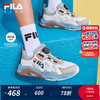 FILA 童鞋儿童综训鞋2025年夏季新款运动鞋男女童中大童户外鞋 喷射白/教堂石绿-JA 35 内长22.0cm