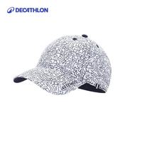 迪卡侬(DECATHLON)帽子青少年男童遮阳帽女童防晒鸭舌帽防晒帽棒球帽WSHA 蓝白色(实物为蓝白色) 均码