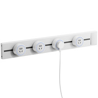 TEP国际电工 可移动轨道插座 带USB-C 灰色 60cm 排插